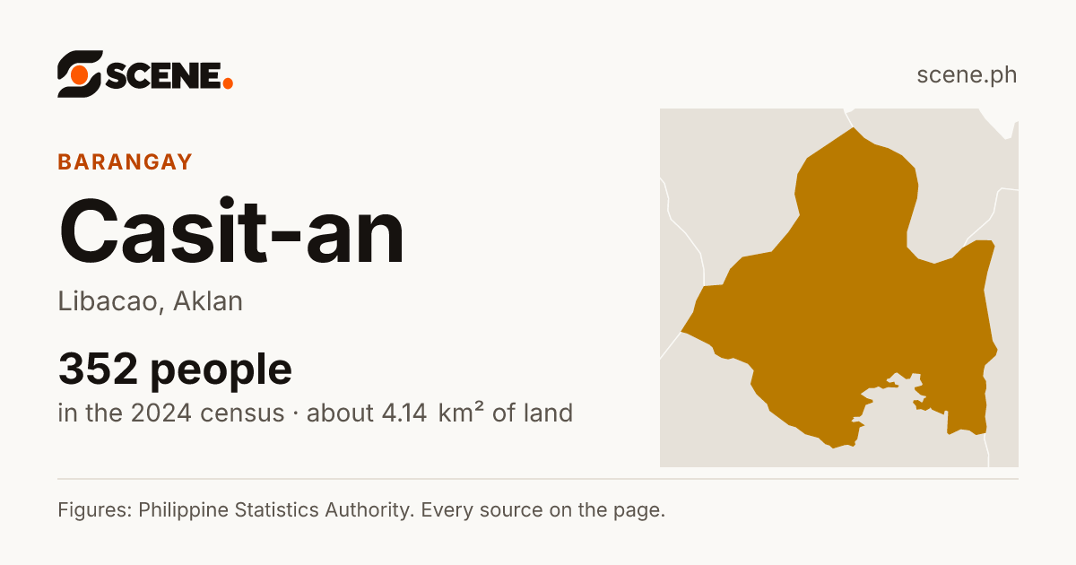 Casit-an, Libacao, barangay: 352 people in the 2024 census