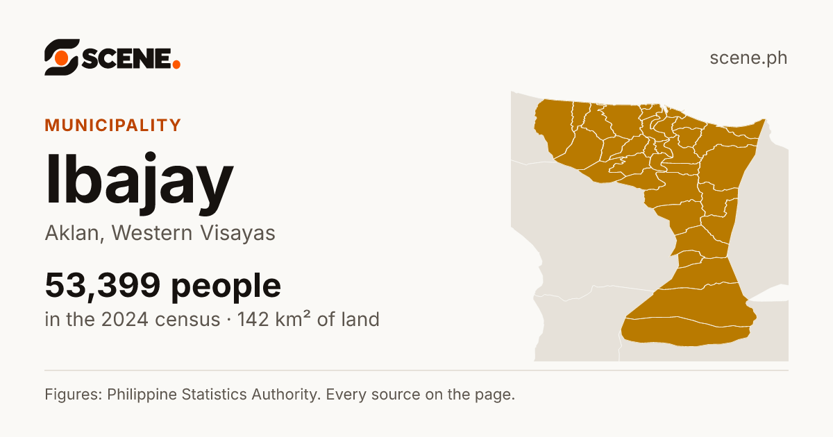 Ibajay, Aklan, municipality: 53,399 people in the 2024 census