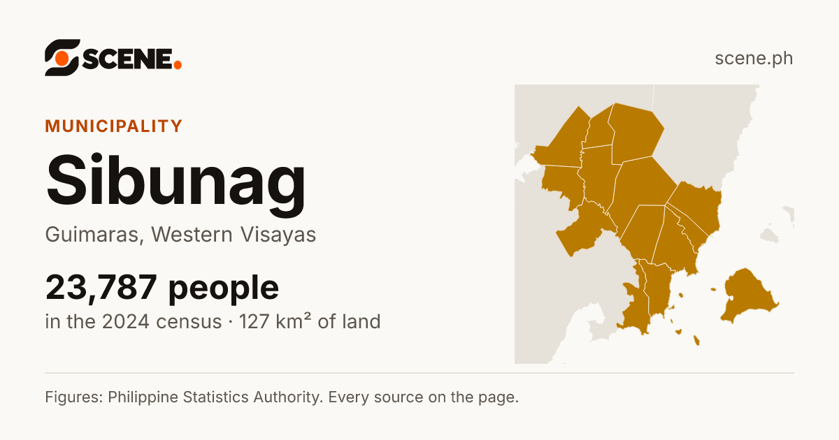 Sibunag, Guimaras, municipality: 23,787 people in the 2024 census