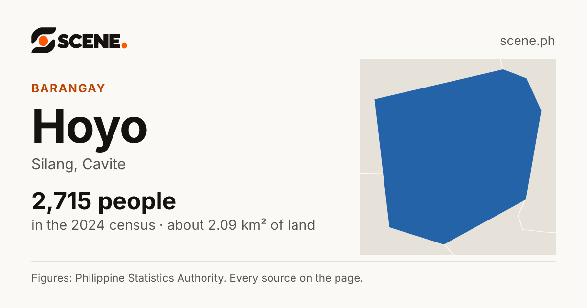 Hoyo, Silang, barangay: 2,715 people in the 2024 census