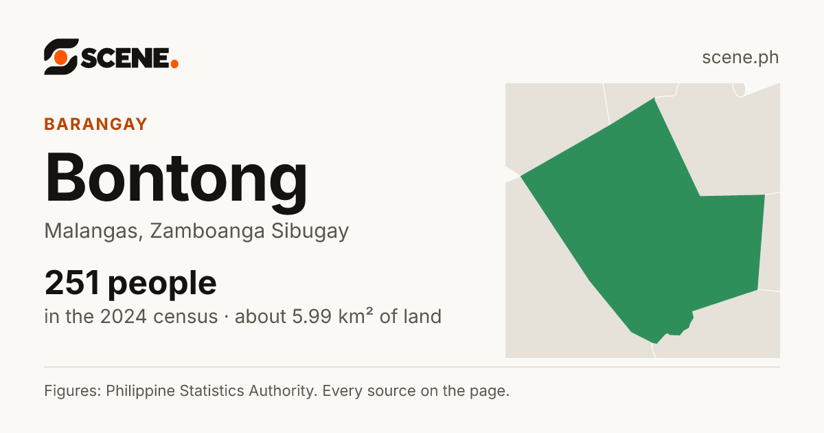 Bontong, Malangas, barangay: 251 people in the 2024 census