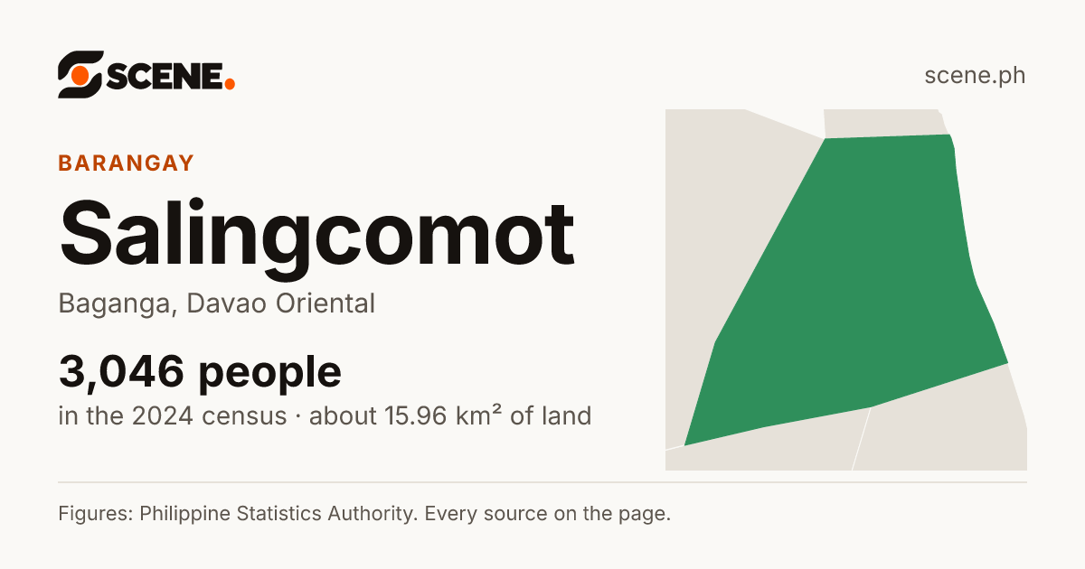 Salingcomot, Baganga, barangay: 3,046 people in the 2024 census