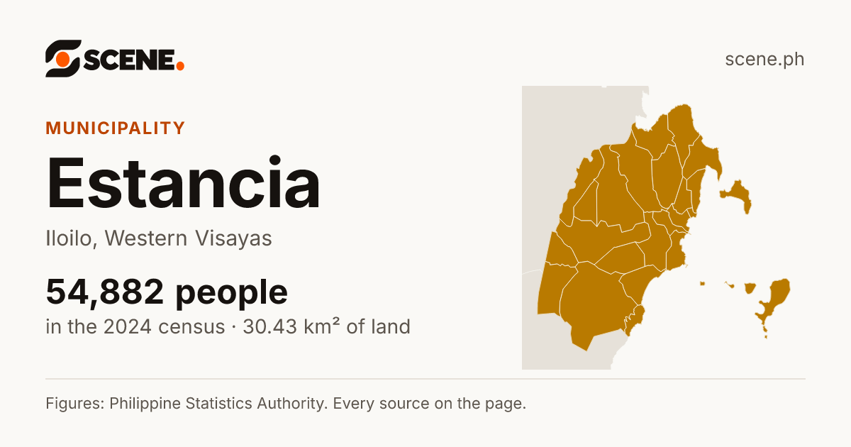 Estancia, Iloilo, municipality: 54,882 people in the 2024 census