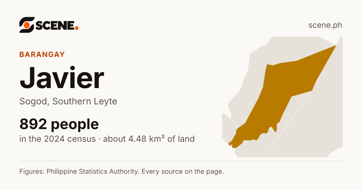 Javier, Sogod, barangay: 892 people in the 2024 census