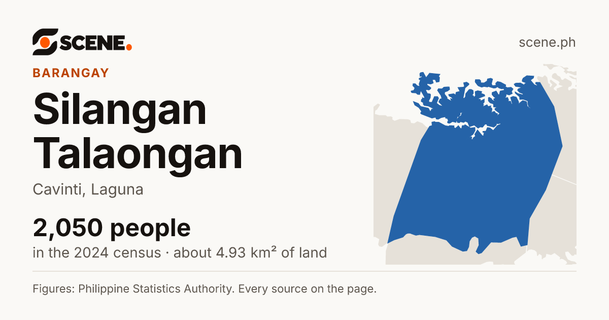 Silangan Talaongan, Cavinti, barangay: 2,050 people in the 2024 census