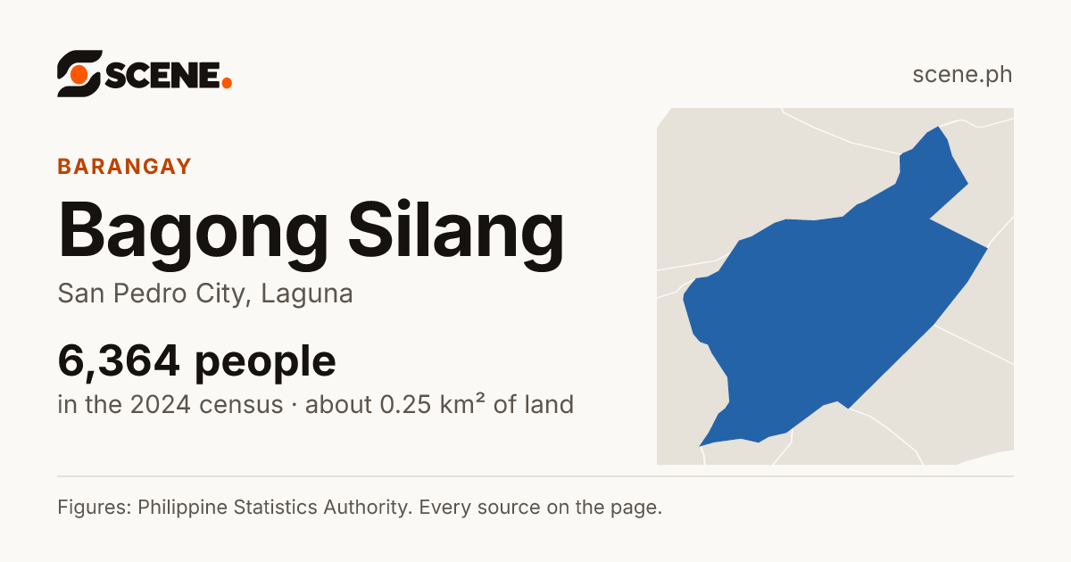 Bagong Silang, San Pedro City, barangay: 6,364 people in the 2024 census