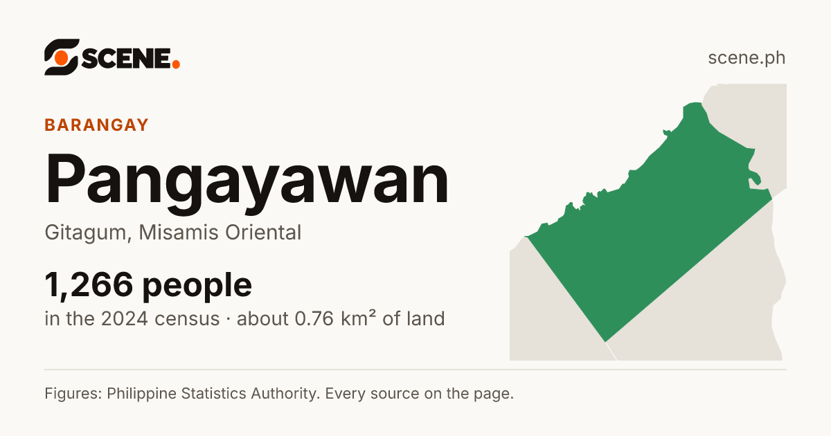 Pangayawan, Gitagum, barangay: 1,266 people in the 2024 census