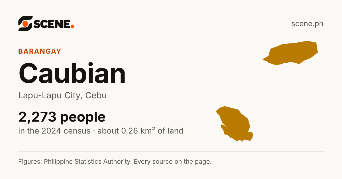 Caubian, Lapu-Lapu City, barangay: 2,273 people in the 2024 census