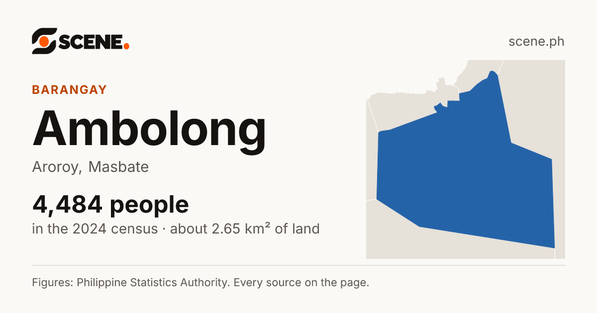 Ambolong, Aroroy, barangay: 4,484 people in the 2024 census