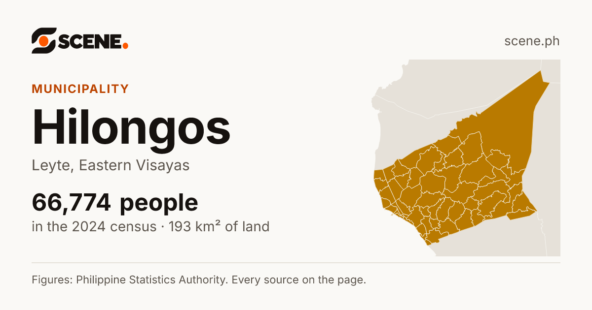 Hilongos, Leyte, municipality: 66,774 people in the 2024 census
