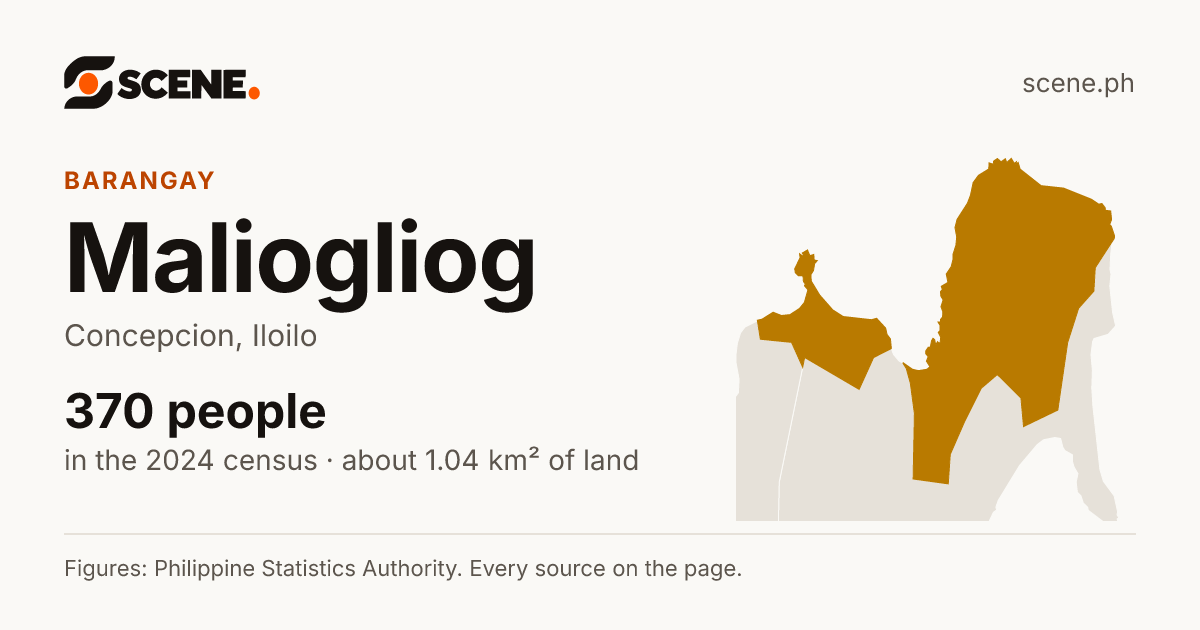 Maliogliog, Concepcion, barangay: 370 people in the 2024 census