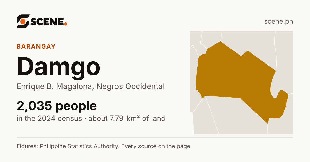 Damgo, Enrique B. Magalona, barangay: 2,035 people in the 2024 census