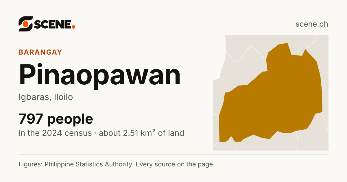 Pinaopawan, Igbaras, barangay: 797 people in the 2024 census