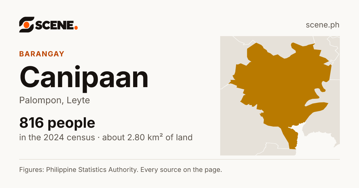 Canipaan, Palompon, barangay: 816 people in the 2024 census